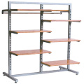 Modern design Clothes Display Racks Chromed Garment Racks Clothes Metal Shelving